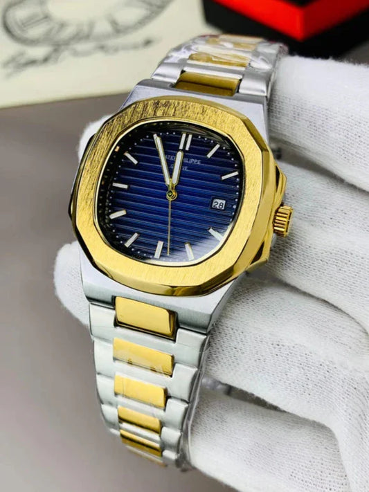 Patek Phillipe Date Just-Two Tone Blue